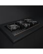 Smeg PV695LCNR 90cm Dolce Stil Novo Gas Hob, Black with Copper Trim