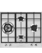 Smeg PX364L 60cm Classic Gas Hob, Stainless Steel