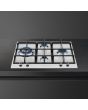 Smeg PX364L 60cm Classic Gas Hob, Stainless Steel