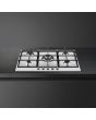 Smeg PX375 73cm Classic Gas Hob, Stainless Steel