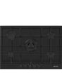 Smeg PX375MB 75cm Classic Gas Hob, Matte Black