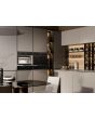 Smeg CPRT615NR 15cm Height Dolce Stil Novo Warming Drawer, Black Glass
