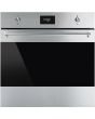 Smeg SFP6301TVX 60cm Classic Pyrolytic Multifunction Single Oven in Stainless Steel