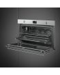 Smeg SFP9395X1 90cm Classic Pyrolytic Single Oven, Stainless Steel