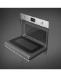 Smeg SO4302M1X 45cm Classic Combi Microwave, Stainless Steel