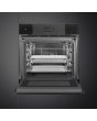 Smeg SO6104APB3 60cm Linea Omnichef Single Oven, Black