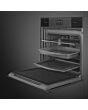 Smeg SOP6102S2PB3 60cm Linea Pyrolytic SteamOne Oven, Black