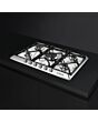 Smeg SR975XGH 69cm Victoria Gas Hob, Stainless Steel