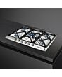Smeg SR975XGH 69cm Victoria Gas Hob, Stainless Steel