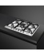 Smeg SR975XGH 69cm Victoria Gas Hob, Stainless Steel