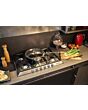 Smeg SR975XGH 69cm Victoria Gas Hob, Stainless Steel
