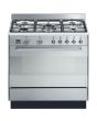 Smeg SUK91MFX9 90cm Concert Dual Fuel Range Cooker, Stainless Steel