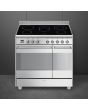 Smeg SUK92CMX9 90cm Concert Electric Range Cooker, Stainless Steel