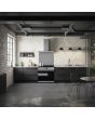 Smeg SY93I-1 90cm Symphony Electric Range Cooker, Eclipse Glass