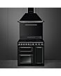 Smeg TR93IBL2 90cm Victoria Electric Range Cooker, Black
