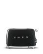 Smeg TSF03BLUK Toaster, Black