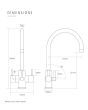 Caple ARDPUR/CH Ardor Puriti Monobloc tap