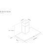 Caple BXC611 Chimney Cooker Hood