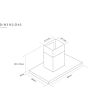 Caple BXI911 Island Cooker Hood