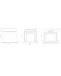 Caple C2234BK Built In Single Oven