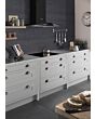 Caple CGC611BK Chimney Hood