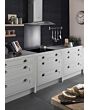 Caple CSBCURVE905 900mm Wide Stainless Steel Splashback