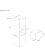 Caple CM123BK Built In Microwave