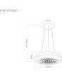 Caple CR700WH Ceramica Island Hood