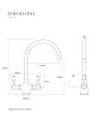 Caple LEV3/BN Leval Monobloc tap brushed tap Nickel tap