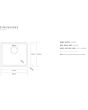 Caple MODE045/BS Caple MODE045/BS Mode 45 Inset or Undermounted Gold
