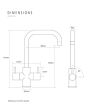 Caple ZUBQ4/CH Zuben Quad Monobloc tap
