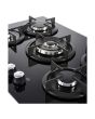 Belling BELGTG75CBLK 75cm Gas Through Glass Hob