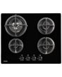 Stoves ST GTG60C Blk 60cm Gas through Glass Hob