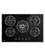 Stoves ST GTG75C Blk 75cm Gas through Glass Hob