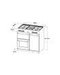 Stoves ST RICH DX S900DF CB Kte 90cm Dual Fuel Range Cooker