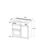 Stoves ST RICH DX S900Ei CB Agr 90cm Electric Induction Range Cooker