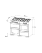 Stoves ST RICH DX S1000DF CB Agr 100cm Dual Fuel Range Cooker