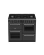Stoves ST RICH DX S1000DF GTG CB Agr 100cm Dual Fuel Gas Through Glass Range Cooker