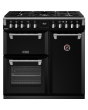 Stoves Richmond Deluxe ST DX RICH D900DF BK 90cm Dual Fuel Range Cooker