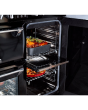 Stoves Richmond Deluxe ST DX RICH D900Ei RTY BK 90cm Electric Induction (Rotary Control) Range Cooker