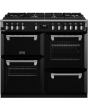 Stoves Richmond Deluxe ST DX RICH D1000DF GTG BK 100cm Dual Fuel GTG Range Cooker