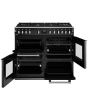 Stoves Richmond Deluxe ST DX RICH D1000DF GTG BK 100cm Dual Fuel GTG Range Cooker
