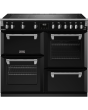 Stoves Richmond Deluxe ST DX RICH D1000Ei RTY BK 100cm Electric Induction (Rotary Control) Range Cooker