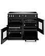 Stoves Richmond Deluxe ST DX RICH D1000Ei TCH BK 100cm Electric Induction (Touch Control) Range Cooker