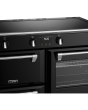 Stoves Richmond Deluxe ST DX RICH D1000Ei ZLS BK 100cm Electric Induction (Zoneless) Range Cooker