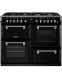 Stoves Richmond Deluxe ST DX RICH D1100DF BK 110cm Dual Fuel Range Cooker