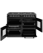 Stoves Richmond Deluxe ST DX RICH D1100DF BK 110cm Dual Fuel Range Cooker