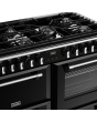 Stoves Richmond Deluxe ST DX RICH D1100DF BK 110cm Dual Fuel Range Cooker