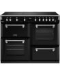 Stoves Richmond Deluxe ST DX RICH D1100Ei RTY BK 110cm Electric Induction (Rotary Control) Range Cooker
