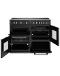 Stoves Richmond Deluxe ST DX RICH D1100Ei RTY BK 110cm Electric Induction (Rotary Control) Range Cooker